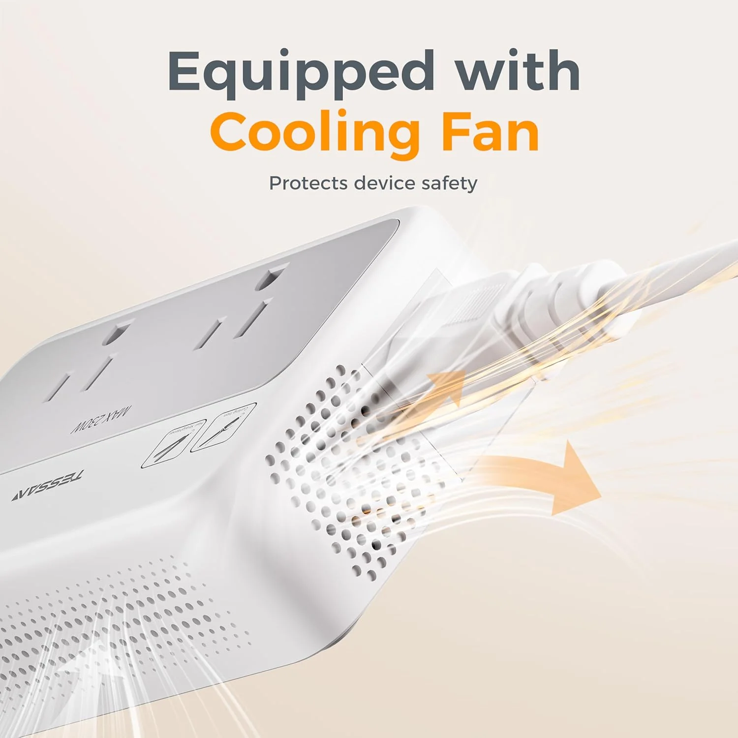 TESSAN 220V to 110V Universal Voltage Converter TC02 - Image 7