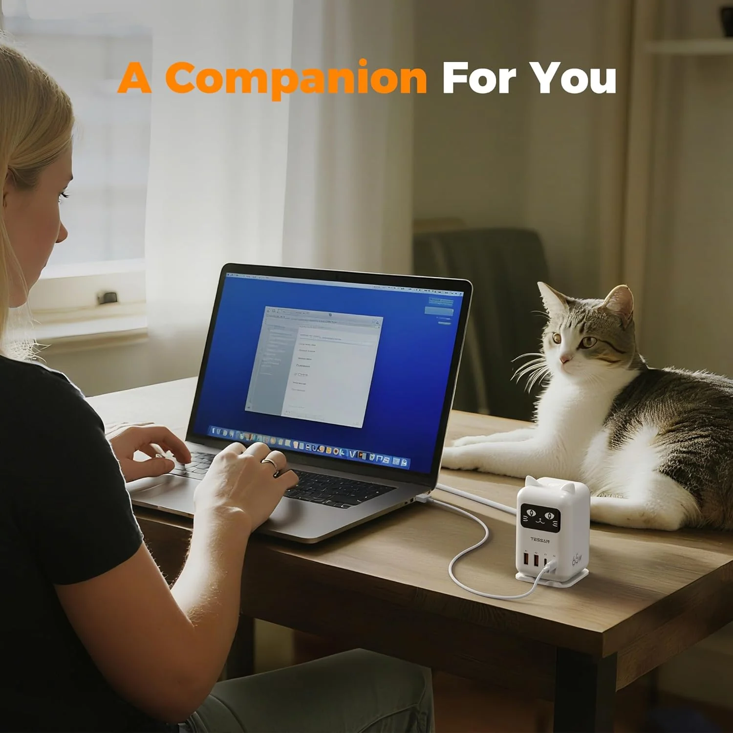 TESSAN PD 65W USB C Charging Station CS07 - Image 6