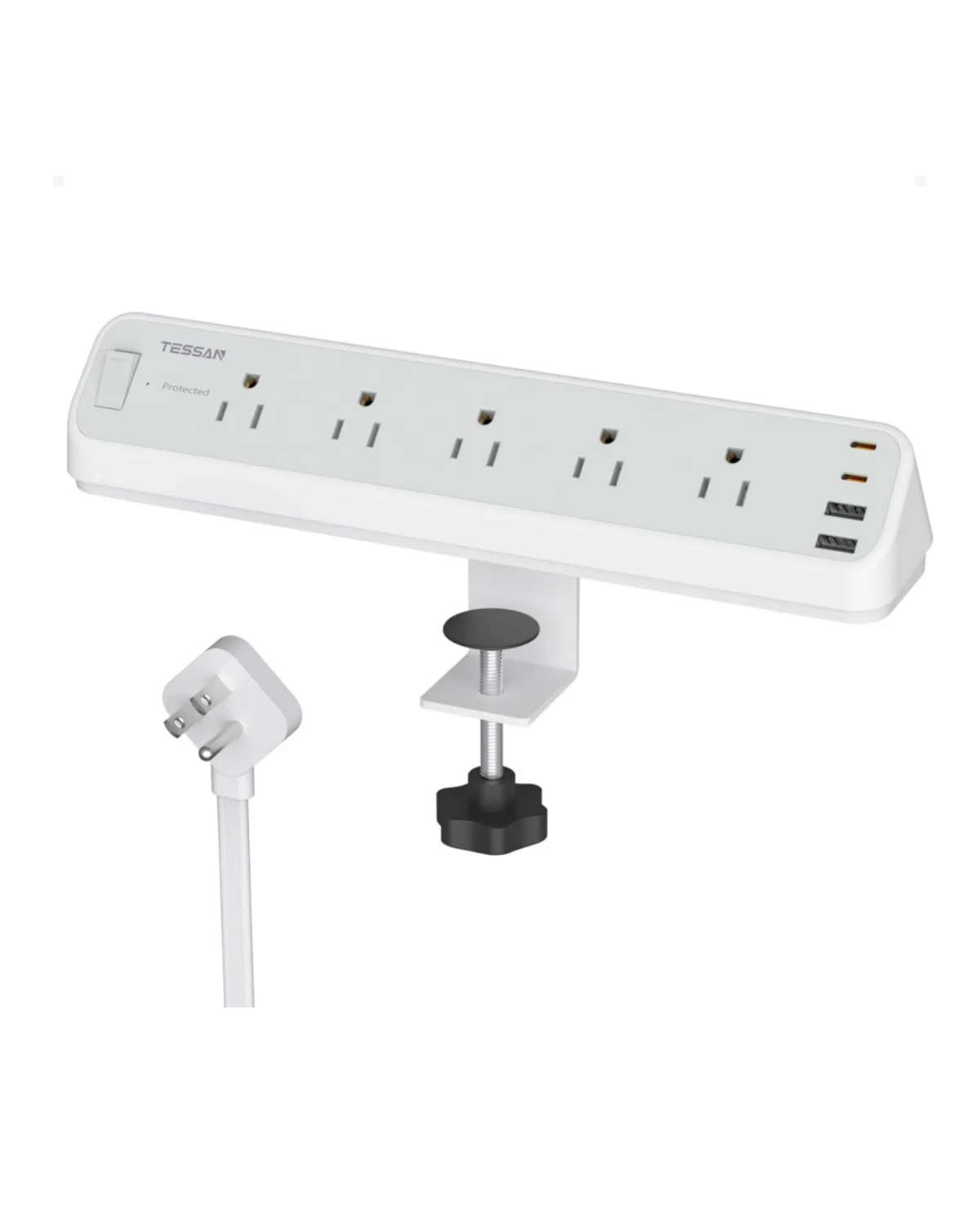 TESSAN Desk Clamp 2100J Surge Protector Power Strip PS06 - Image 12