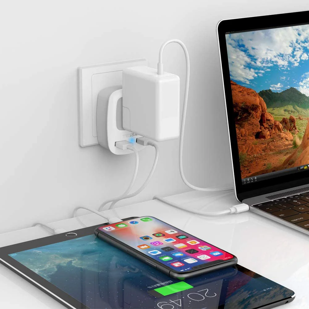 US To Italy Travel Plug Adapter with Dual USB Ports(Type L Plug) - Image 6