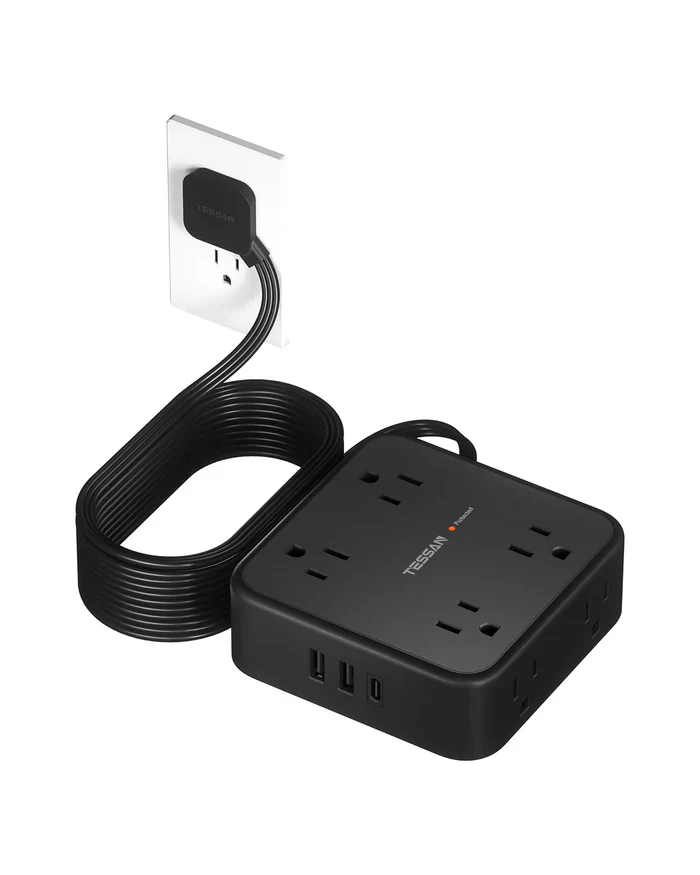 TESSAN Surge Protector Power Strip with 8 AC Outlets, 3 USB(1 USB C) - Image 14