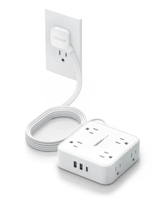 TESSAN Surge Protector Power Strip with 8 AC Outlets, 3 USB(1 USB C) - Image 16