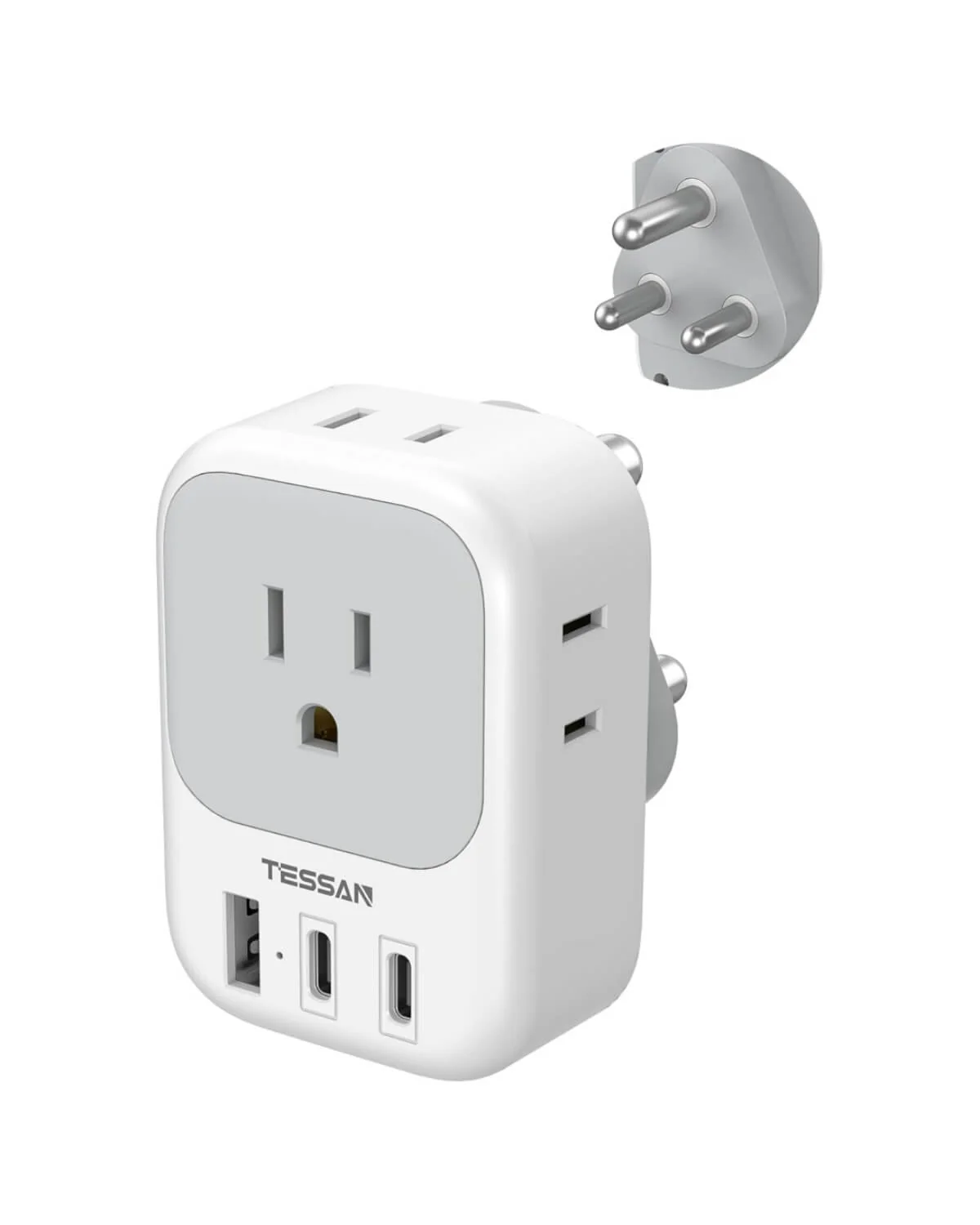 TESSAN US to South Africa Plug Adapter Type M - Image 8
