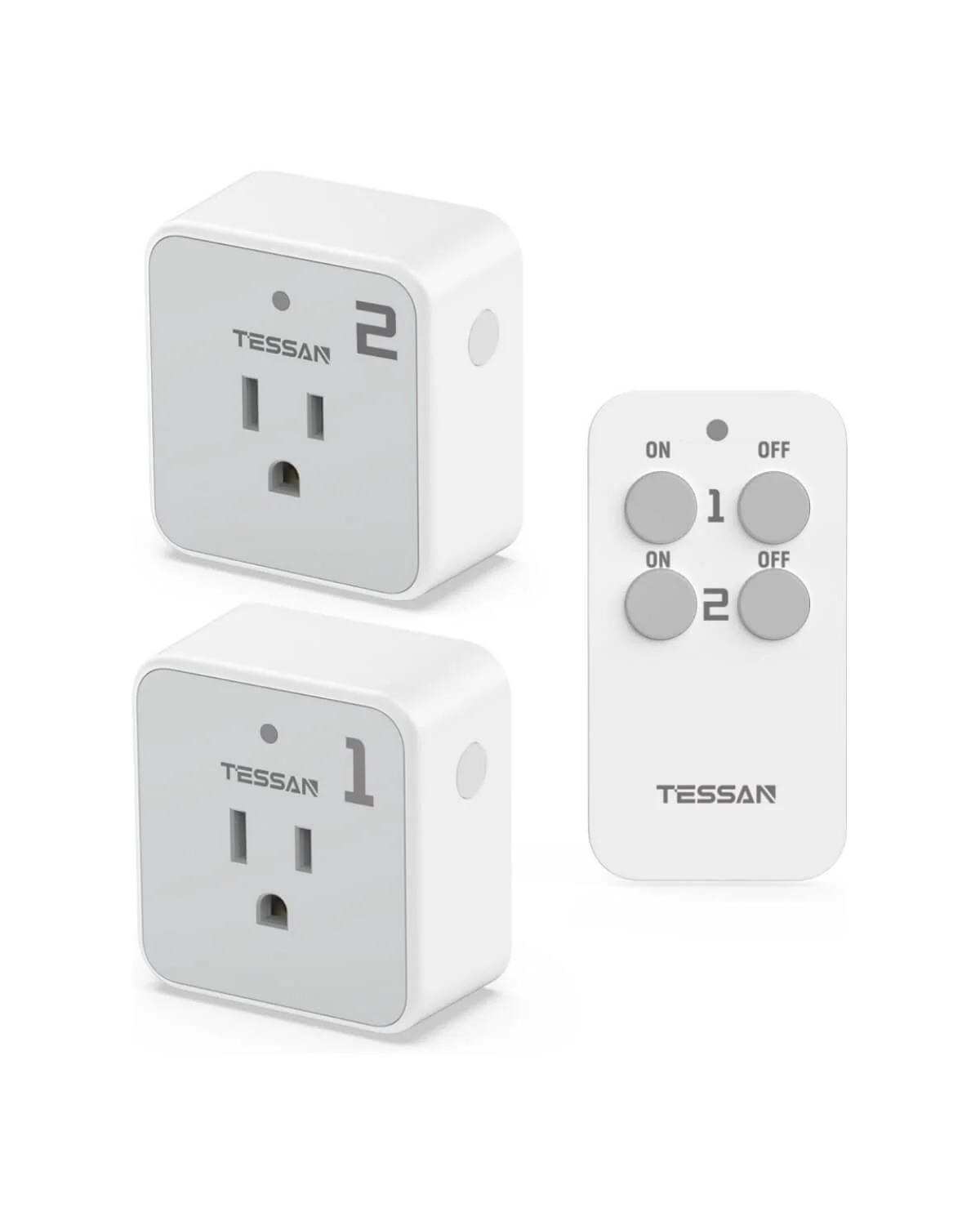 TESSAN Remote Wall Outlet, Wireless Remote Light Switch, 100ft RF Range - Image 10