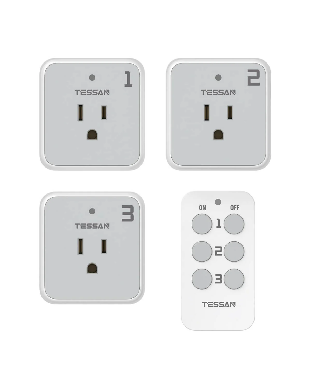 TESSAN Remote Wall Outlet, Wireless Remote Light Switch, 100ft RF Range - Image 11