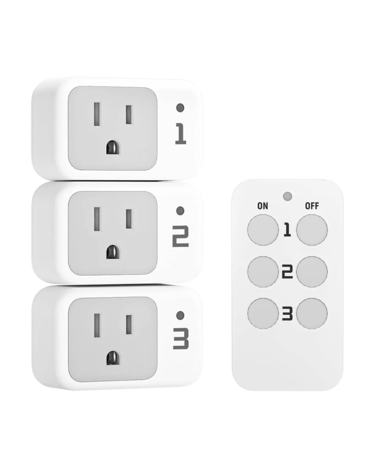 TESSAN Remote Wall Outlet, Wireless Remote Light Switch, 100ft RF Range - Image 12
