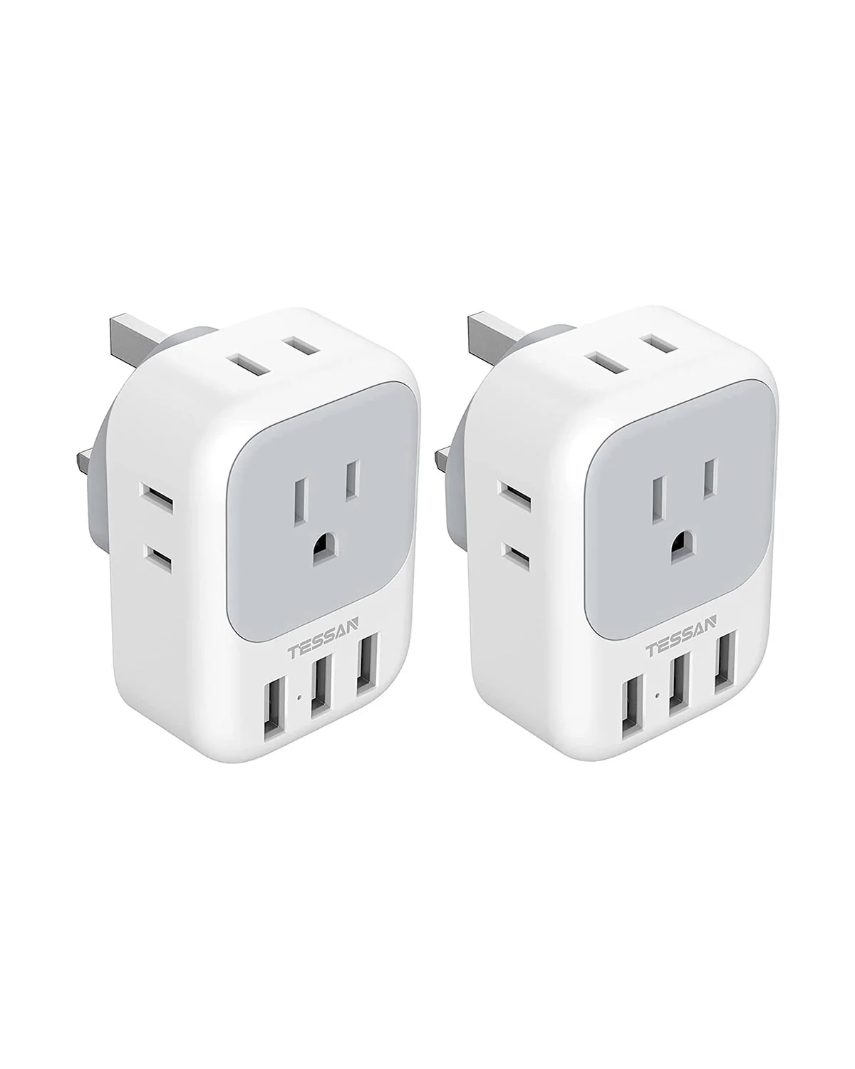 TESSAN US to UK Plug Adapter Type G 161 - Image 4